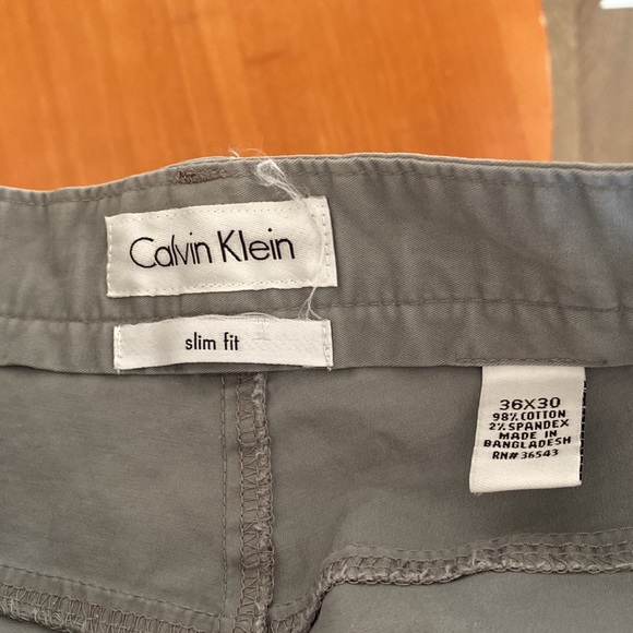 Calvin Klein grey chino pants - Picture 3 of 4